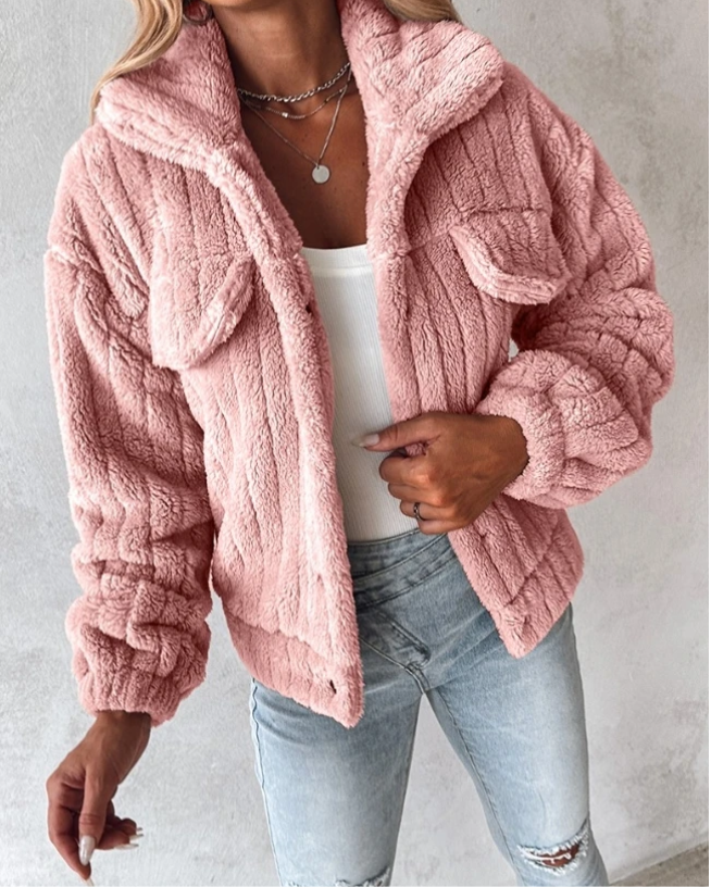 Anne | Short Teddy Coat for Women