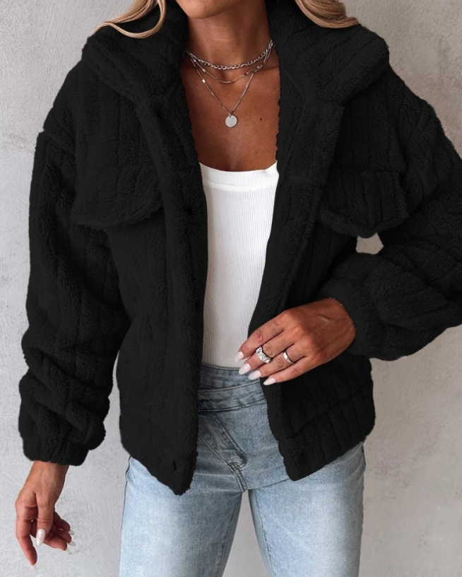 Anne | Short Teddy Coat for Women