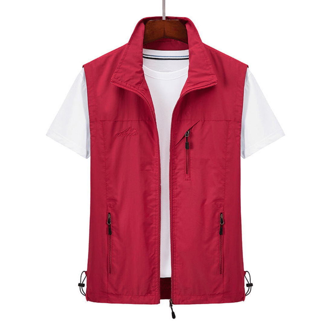 Peter | Elegant Vest with Stand-Up Collar for Men