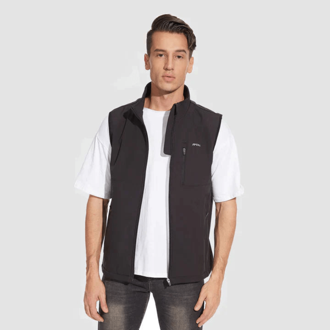 Peter | Elegant Vest with Stand-Up Collar for Men