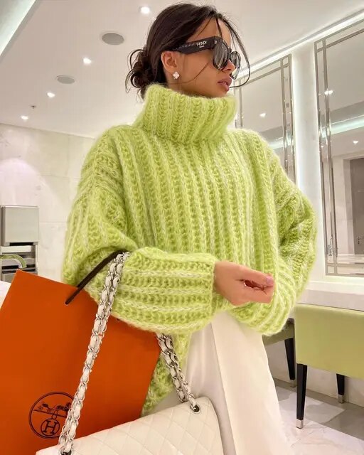 Regina | Chunky Knit Turtleneck Jumper for Women