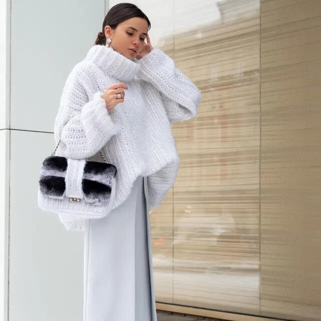 Regina | Chunky Knit Turtleneck Jumper for Women