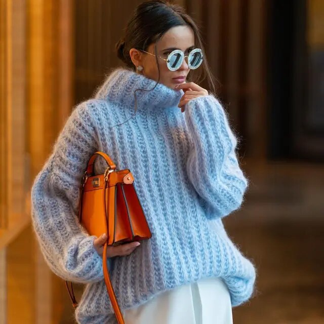 Regina | Chunky Knit Turtleneck Jumper for Women